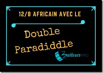 rythme 12 8 batterie double paradiddle