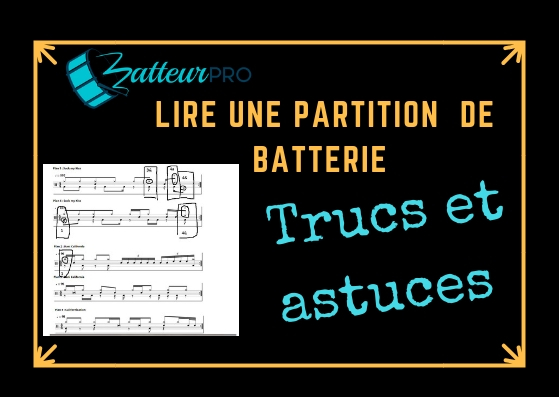 Apprendre a lire une partition de batterie