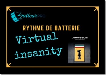 Virtual insanity jamiroquai batterie